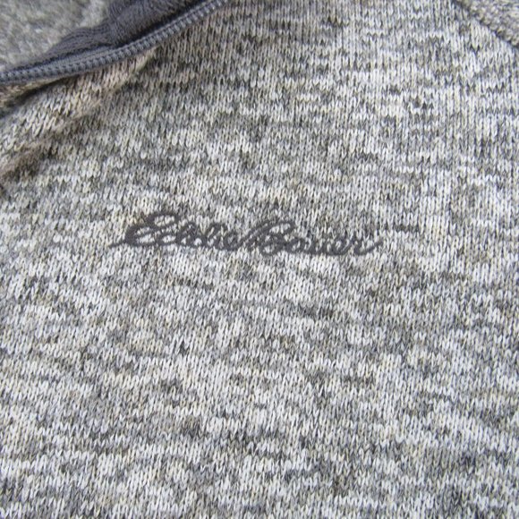 Eddie Bauer Men's Gray Pullover, 1/4 Zip, Long Sleeve, Knit, Size XXL - Picture 4 of 5